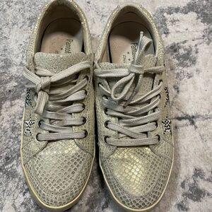 Pantofola D'oro Gold Textured Sneakers